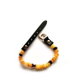 Bio Pet Store COLLARE ANTIPARASSITARIO ALL’AMBRA BALTICA LEMON & BLACK