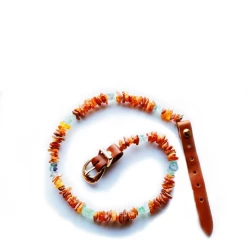 Bio Pet Store COLLARE ANTIPARASSITARIO ALL'AMBRA BALTICA NATURALE CON FLUORITE