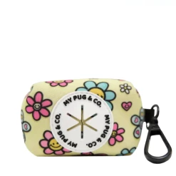 MY PUG & CO - BORSA PORTA SACCHETTI IGIENICI HAPPY FLOWERS