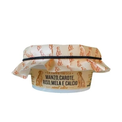 PAPPIFICIO PELITTA - MANZO CON CAROTE,RISO,MELA E CALCIO