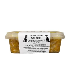 PAPPIFICIO PELITTA - OVINO CON CAROTE, ZUCCHINE, RISO E CALCIO