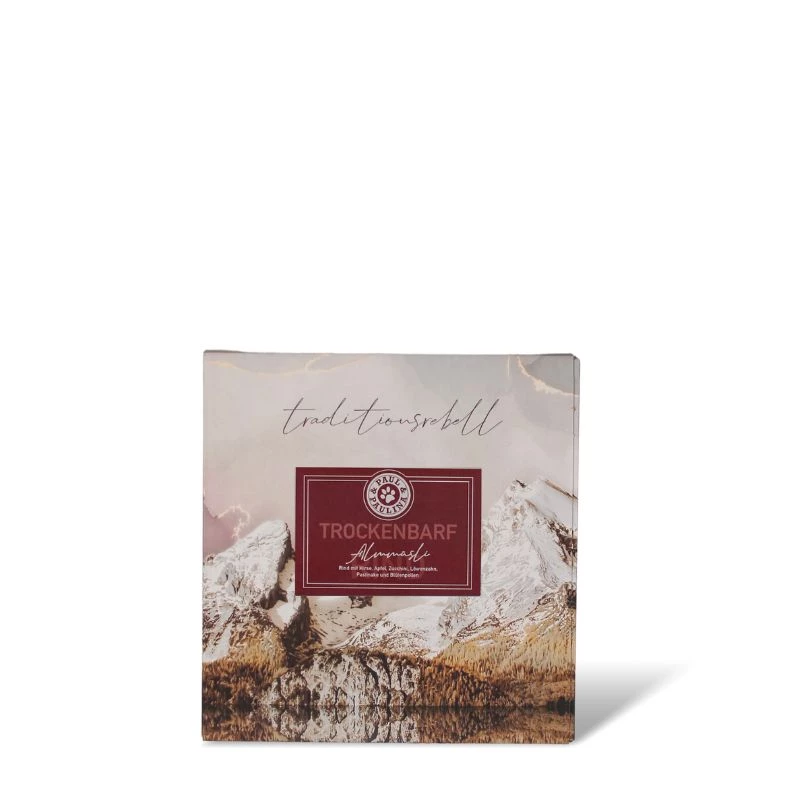 PAUL & PAULINA - BARF - CARNE ESSICCATA DI MANZO E MUESLI ALPINO - immagine 2