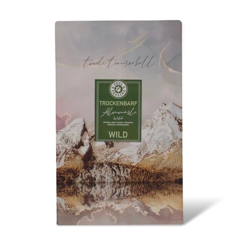 PAUL & PAULINA - BARF - CARNE ESSICCATA DI SELVAGGINA E MUESLI ALPINO