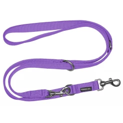 PERROS LIFE - GUINZAGLIO 3M REGOLABILE CON DOPPIO MOSCHETTONE VIOLA