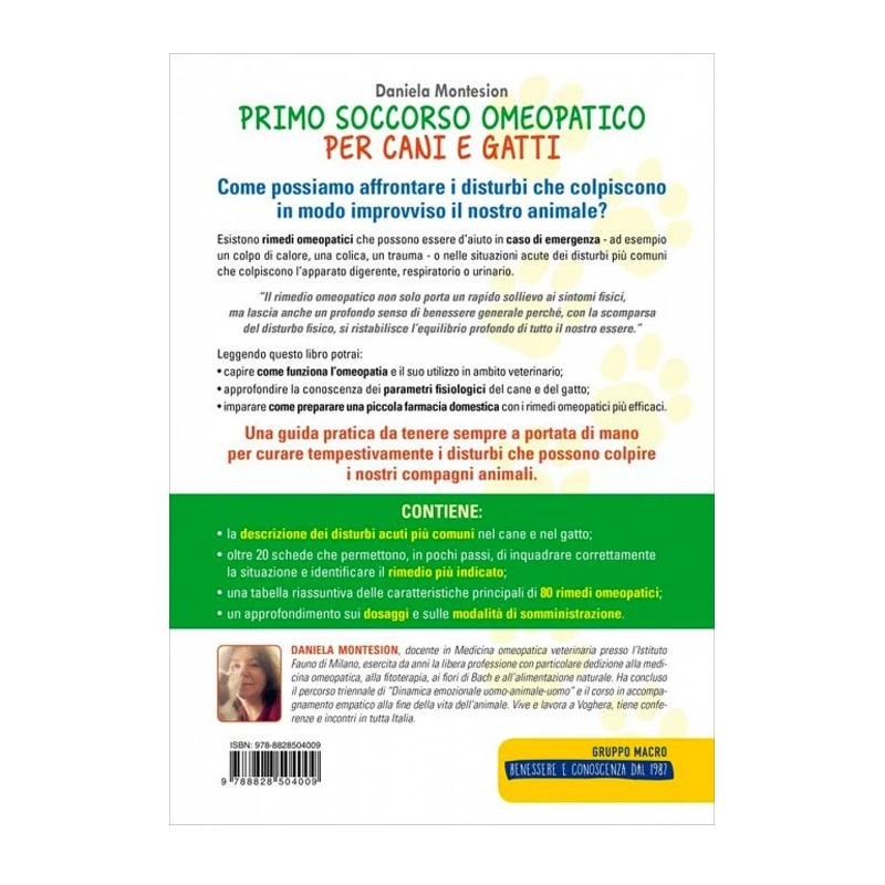 PRIMO SOCCORSO OMEOPATICO PER CANI E GATTI - immagine 2