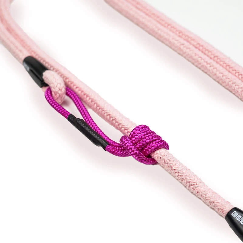 RINGHIO - LINEA COTONE ECO - GUINZAGLIO FRAGOLA MOSCHETTONE CLASSICO 180CM - immagine 2