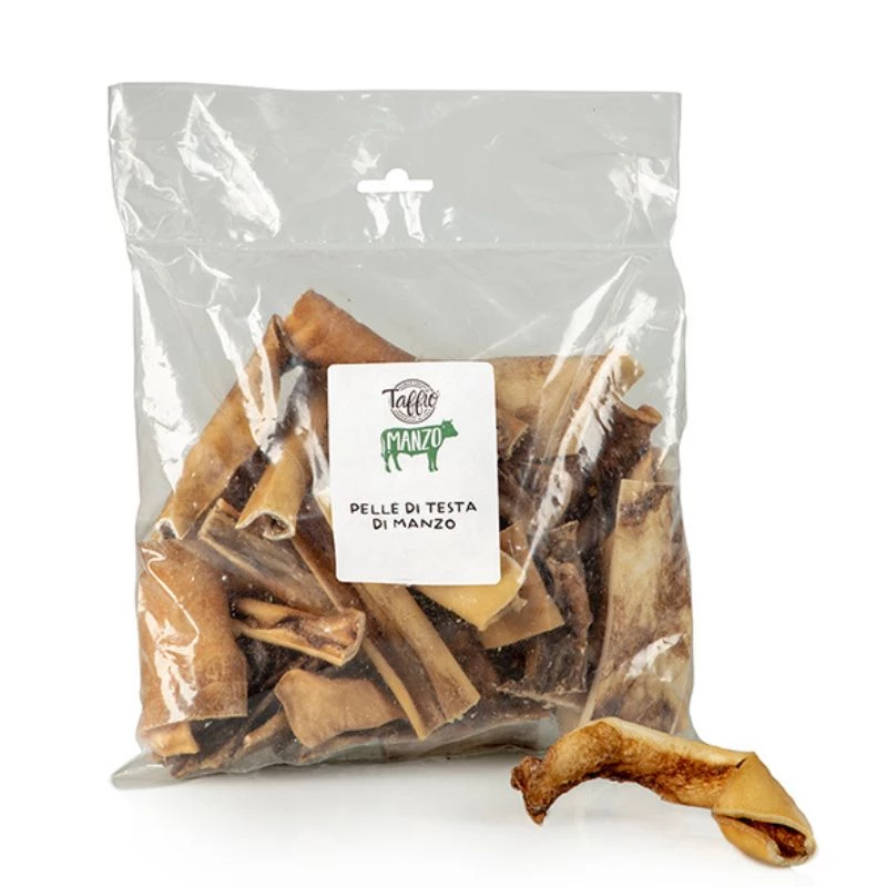 TAFFIO PET FOOD - PELLE DELLA TESTA DEL MANZO 12CM - immagine 3