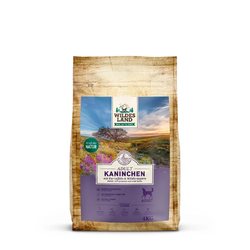 WILDES LAND - CLASSIC ADULT - CONIGLIO CON PATATE ED ERBE SELVATICHE - immagine 3